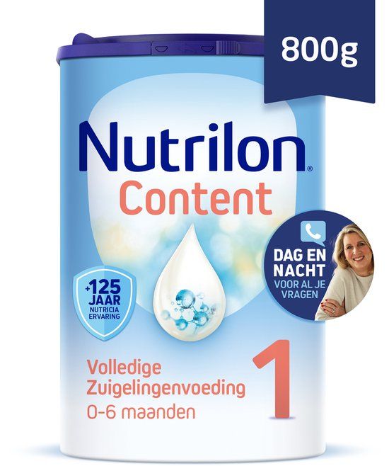 Nutrilon Content 1 - Flesvoeding Vanaf De Geboorte - 800g