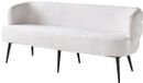 Lizzely Garden & Living banc de salle à manger Quinn 180cm blanc chenille