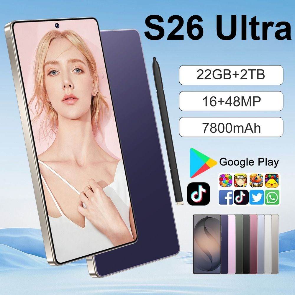CHOTOG HOT S26 Ultra 7.3 inch 7800mAh Smartphone 22GB+2TB 5G Dual SIM