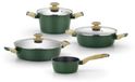 Set de casseroles 7 pièces, en aluminium forgé, antiadhésif, compatible induction