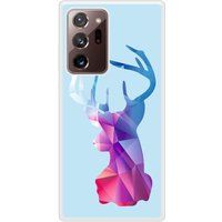 Samsung Bedrukt siliconen hoesje compatibel met Galaxy Note 20 Ultra Cerf Hipster Bleu
