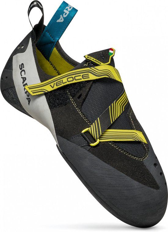 Scarpa Veloce Klimschoenen Heren - Zwart/Geel - Maat 44.5