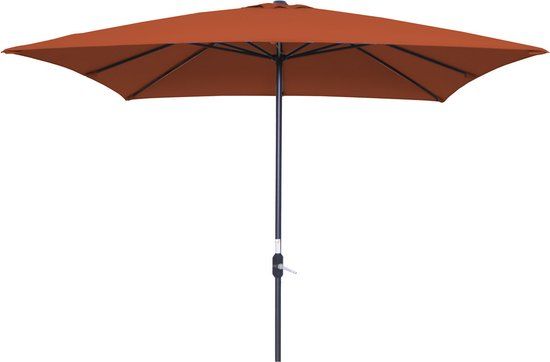 Garden Impressions Lotus Vierkante Parasol - 250x250 cm - Koper