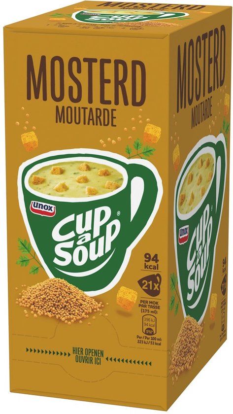 Unox Cup-a-Soup Mosterd - 21 x 175 ml