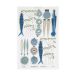Almedahls Torchon Picknick bleu-beige