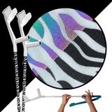 My Add On myCover Zebra (Reflecterend) - 2 stuks - Trendy hoes voor krukken en wandelstokken