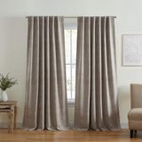 Elrene Home Fashions Vittoria Paisley bloemen bedrukt verduisteringsgordijnpaneel, 132 x 241 cm, natuurlijk