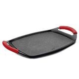 Lacor 25547 - Grillplaat Eco Stone 33.5x25 cm - Zwart