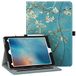 Fintie Hoes voor iPad Pro 9,7 inch 2016 kunstleren tas beschermhoes Smart Case met standaard functie en auto slapen/waaken, penhouder, documentsleuf - amandelbloesem