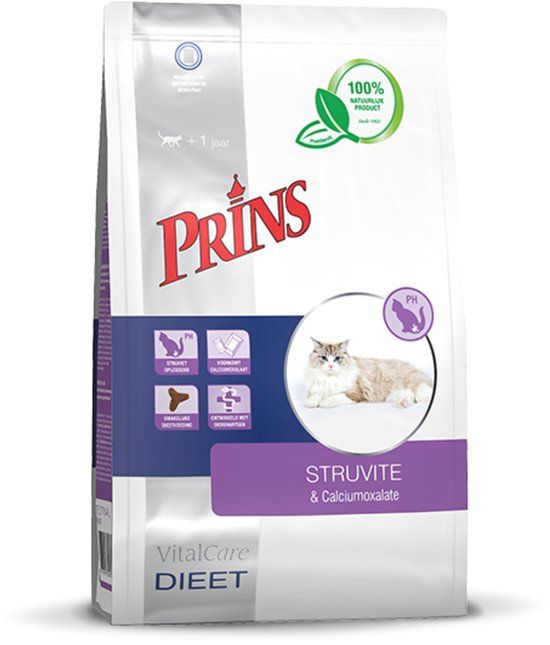 Prins Dieetvoeding Prins VitalCare Diet Struvite&Calcium Oxalate 1,5kg