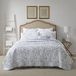 Laura Ashley Home Amberley Collection Dekbedovertrekset - 100% katoen, ademend en lichtgewicht, omkeerbaar beddengoed, voorgewassen voor extra zachtheid, twin, spa blauw