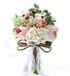 Ibenzoa® Élégant bouquet de mariée fait main pour mariée et demoiselle d'honneur avec roses artificielles fleurs artificielles
