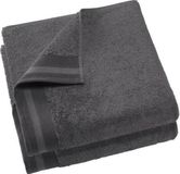 De Witte Lietaer handdoek Excellence 50x100 dark grey