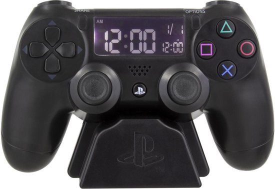 Paladone PlayStation Controller Alarm Clock - Black