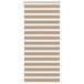 VidaXL Zebra blind 110x200 cm stofbreedte 105,9 cm polyester zandbruin