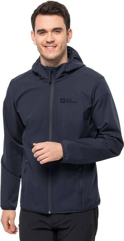 Jack Wolfskin Bornberg Hoody Heren Outdoorjas - night blue - Maat S - Herfst/Winter 2023