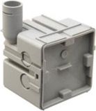 ABB HAF Hafobox inbouwdoos schoonmetselwerk 196 met tuit 16mm inbouwdiepte 58mm