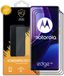 MobyDefend 3-Pack MobyDefend Screenprotectors - Geschikt voor Motorola Edge 40 - Screensaver Met Zwarte Randen - Gehard Glas