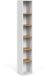 Vicco Viktor Badkamerkast – 30 x 188.6 cm Wit/Kunstnijverheid