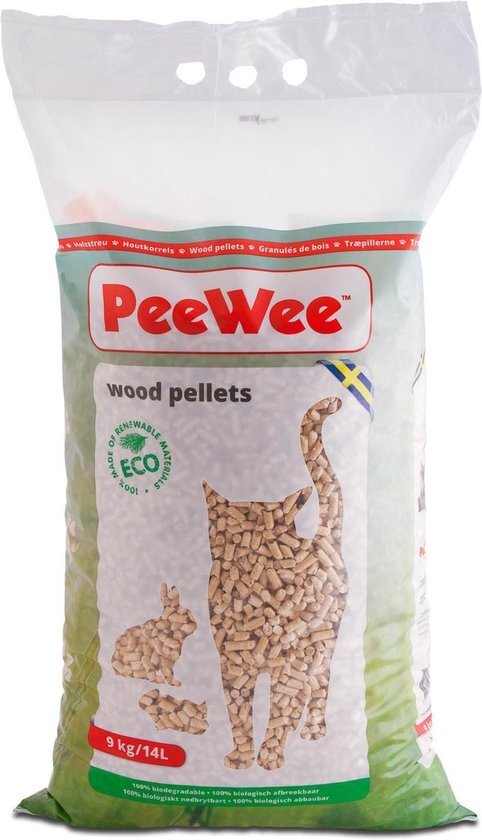 PeeWee houtkorrels - 9 kg