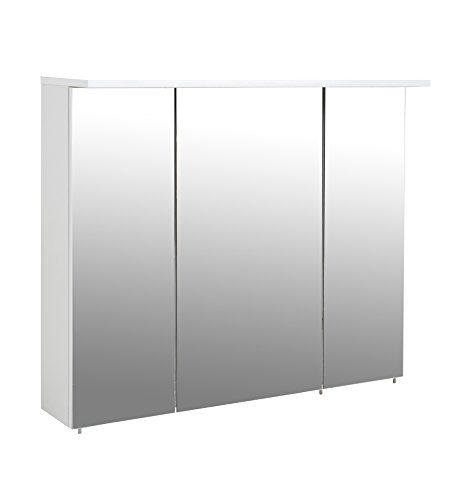 Schildmeyer Spiegelkast, wit, 90 x 16 x 72,3 cm