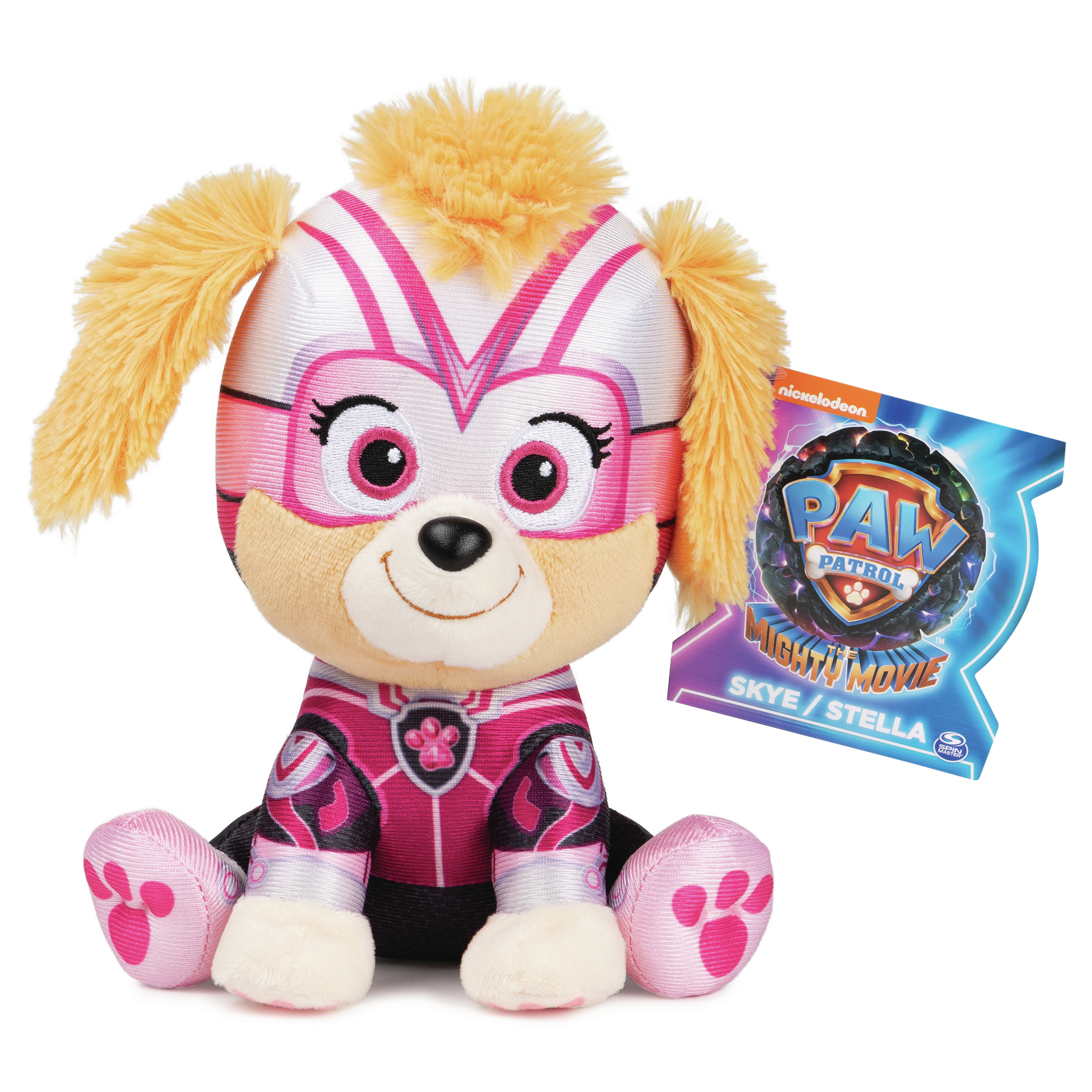 Spin Master GUND PAW Patrol The Mighty Movie - Skye-knuffeldier van 15 cm