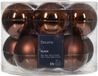 Decoris Kerstbal glas d6 cm esprss ass 10st kerst
