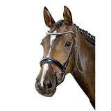 HKM Emilia Zweedse Neusriem Zwart Pony