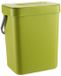 BZMD UG Poubelle suspendue - Poubelle de cuisine avec couvercle - Vert - 3L