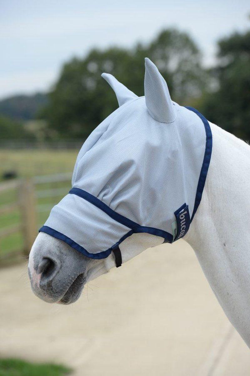Bucas Buzz-Off Masker Met Neus M Blauw