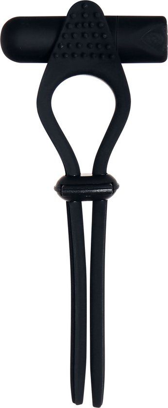 Zero Tolerance Black Tie Affair Cockring - Zwart - Siliconen - One size