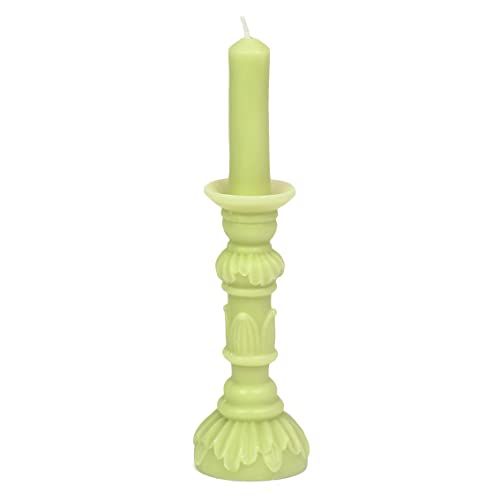 Talking Tables Green Candle Shaped Candle 3D Sculpture | Unscented, Contemporary Interior Decor, 25cm