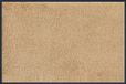 Famanu – Tapis de porte lavable, Sahara, 40 x 60 cm, pour intérieur et extérieur, beige
