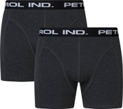 Petrol Industries Heren Boxershort - Stretch Katoen - Essentials Collection - Elastische Tailleband - Ondergoed - Onderbroeken - Zwart - Maat XXL