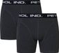 Petrol Industries Heren Boxershort - Stretch Katoen - Essentials Collection - Elastische Tailleband - Ondergoed - Onderbroeken - Zwart - Maat XXL