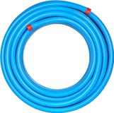 Compresseur d'air kit de ligne 3/4'' x 100FT HDPE/Aluminium système de tuyauterie d'air bleu
