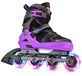 Icecat Patins à roulettes réglables pour enfants avec roues lumineuses