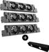 HEATFAN Panda HEATFAN 3 - Trio Set - Radiator Ventilator - Smart - Black Edition