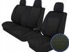 Atra COMFORT Autostoelhoes Set - Op maat gemaakt - Geschikt voor Fiat Ducato, Citroen Jumper, Peugeot Boxer 2006-2025 - 6-osobowa (2+1+3) - Jacquard - T06 Antraciet/Zwart