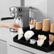 Deflecto Koffie- en theestation organizer, 10 vakken, zwart, polystyreen