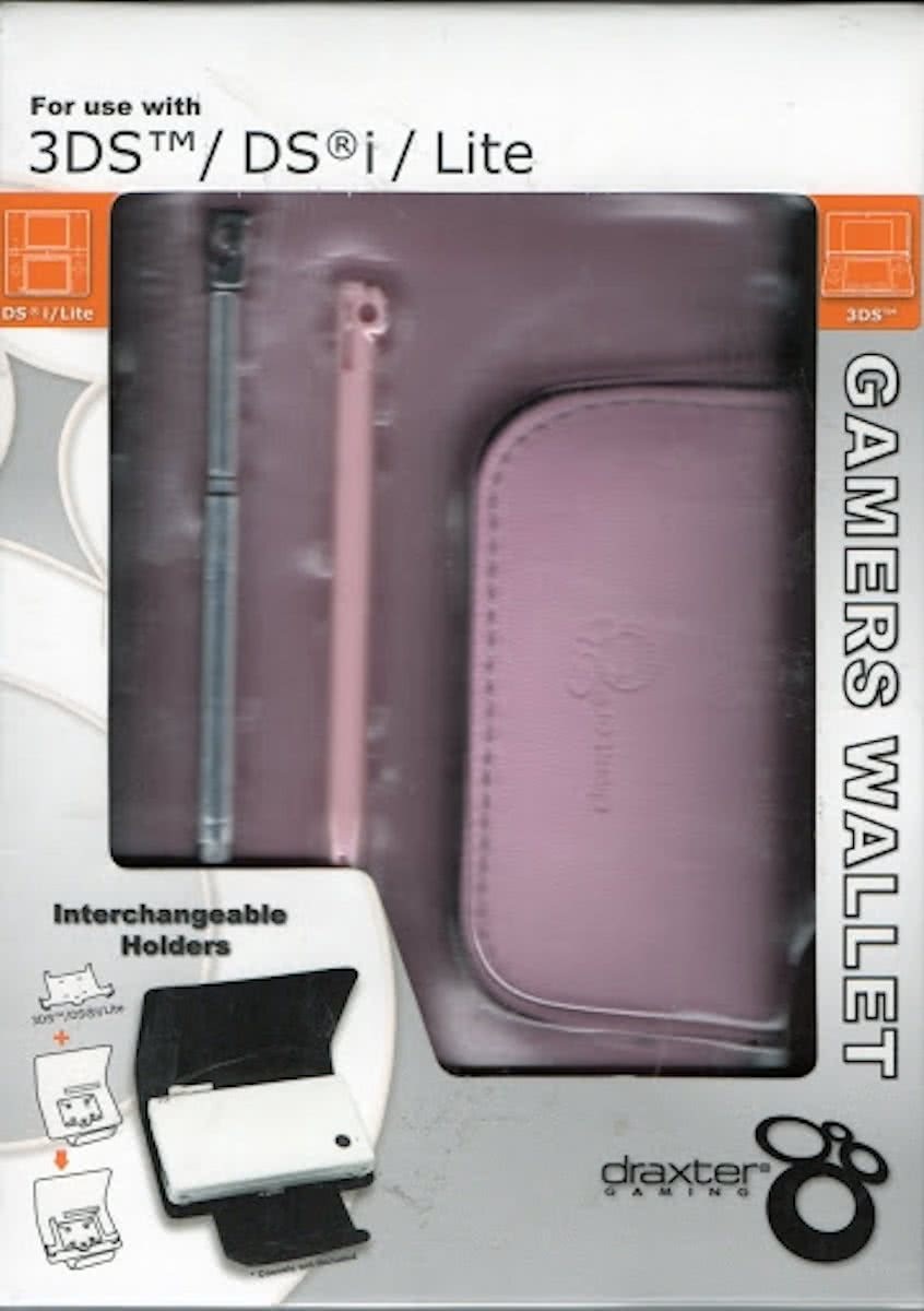 Draxter Gamers Wallet Pink for 3DS