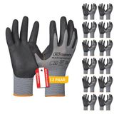 Gebol Master Flex Eco werkhandschoenen, 12 paar, maat 9/L, nitril-grip