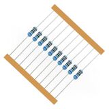 SeKi Metaalfilmweerstand, 6,8 K ohm, 2 W, 1%, 50 stuks