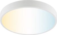 Brilliant Slimline - Plafondlamp - Ø 39 cm - LED 11W - CCT - 3000K-6500K - Dimbaar - Nachtlicht - Timer - Afstandsbediening - Wit