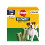 Pedigree Dentastix Fresh 112 Snack voor mondhygiëne (kleine hond 5-10 kg) 440 g 28 stuks - 4 verpakkingen met 28 stuks (in totaal 112 stuks)
