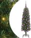 vidaXL Kunstkerstboom Groen 120 cm PVC en Staal en Kunststof