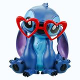 Stitch Tuinfiguur met hart en bril