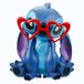 Stitch Tuinfiguur met hart en bril