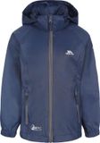 Trespass Kinderregenjas Qikpac X - Unisex Kinderjas die je kunt opvouwen Tp75 Navy/Carbon