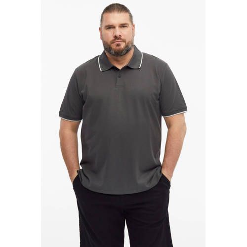 s.Oliver Big Size polo antraciet